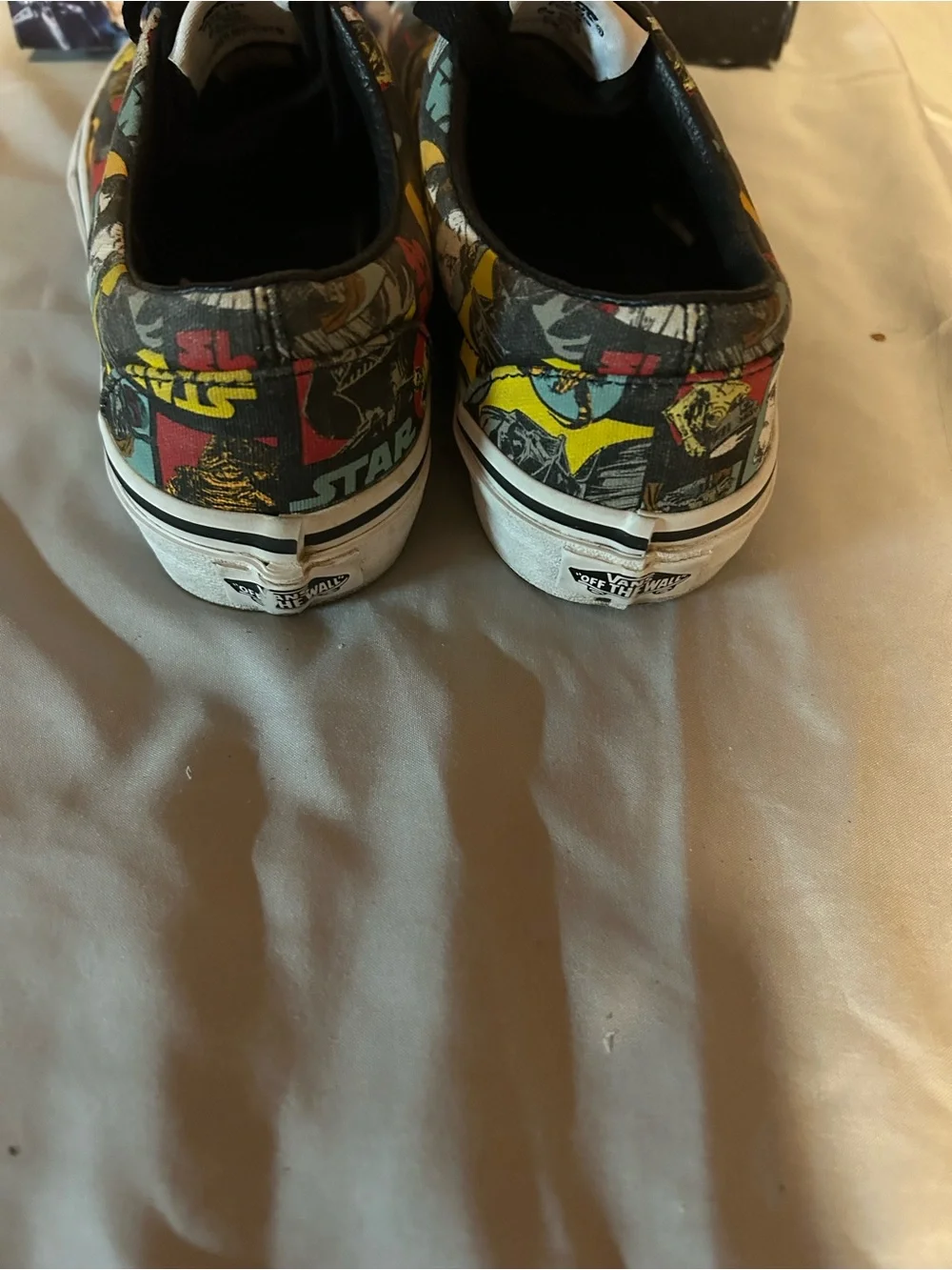 Vans Kids Star Wars Comic Panel Low Top Sneakers - Black, Red, Yellow, Blue